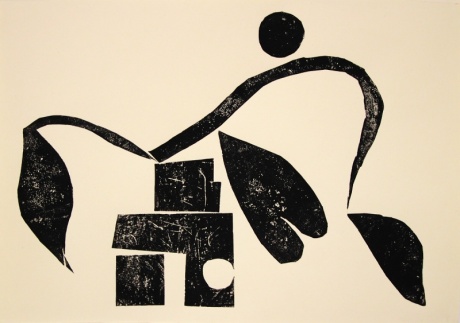 without title / 2014 / lino print / 42×29,7